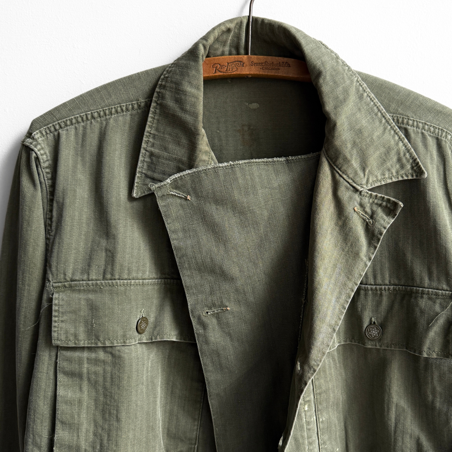 1940s U.S. Army Herringbone Twill 13 Star Jacket