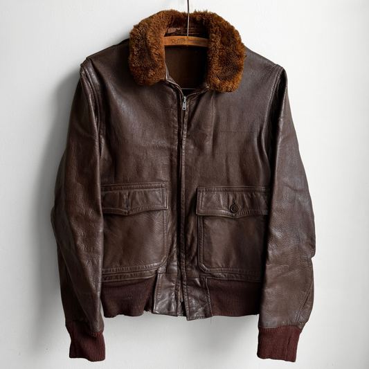 1950s Civilian G-1 Leather Flight Jacket