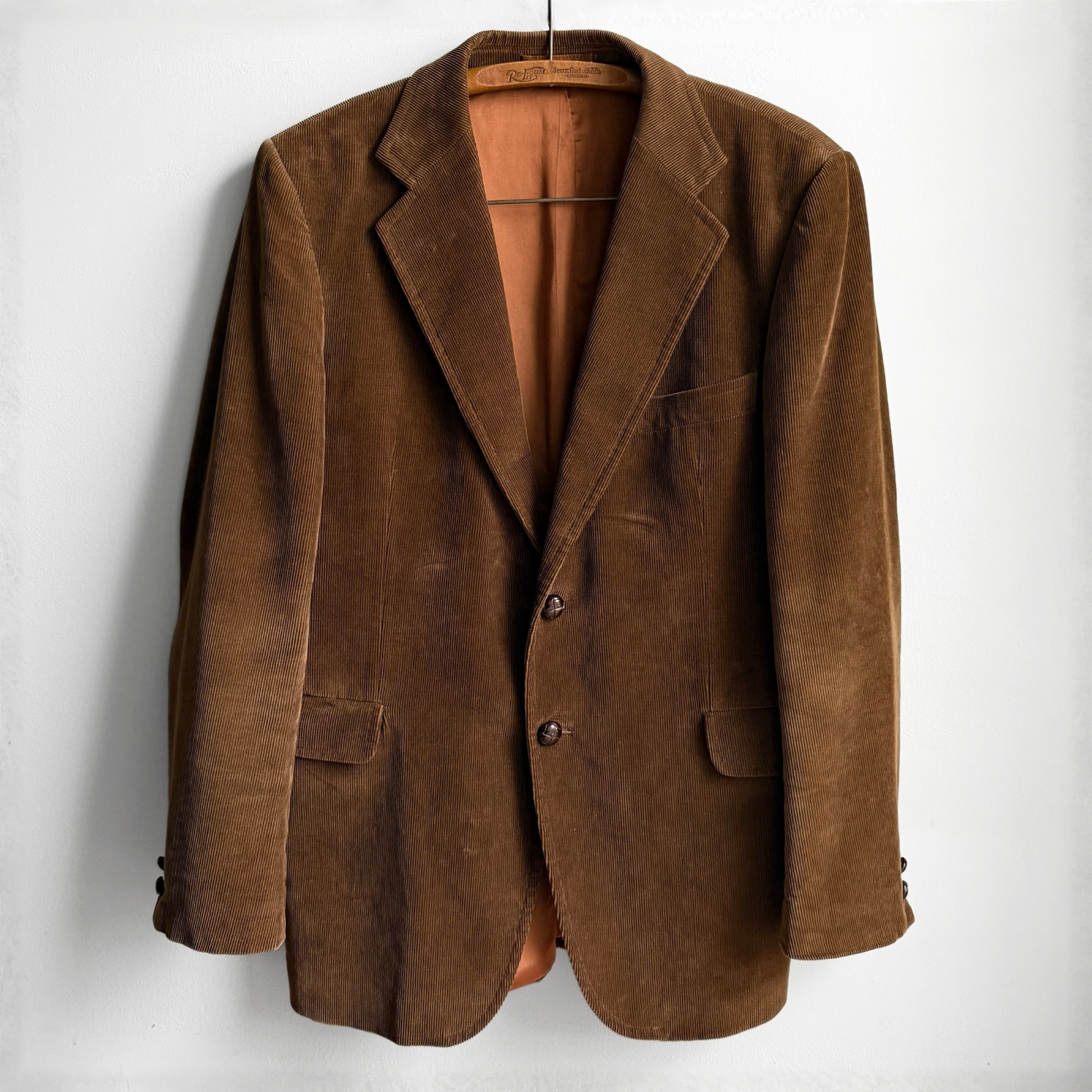1970s Brown Corduroy Blazer Jacket