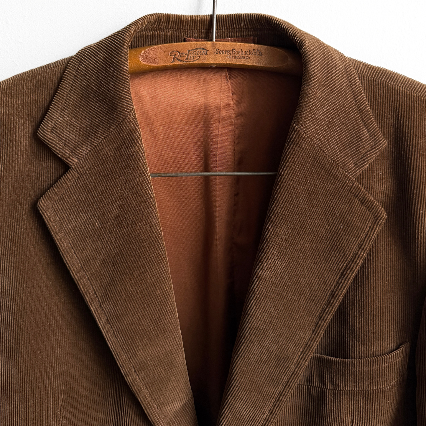 1970s Brown Corduroy Blazer Jacket