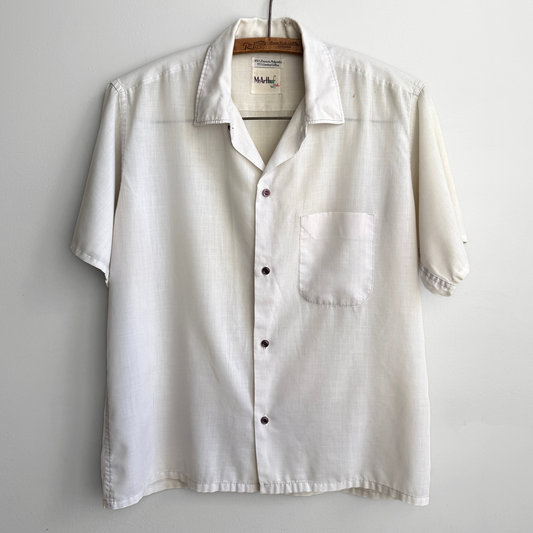 1960s Faded White Casual Shirt
