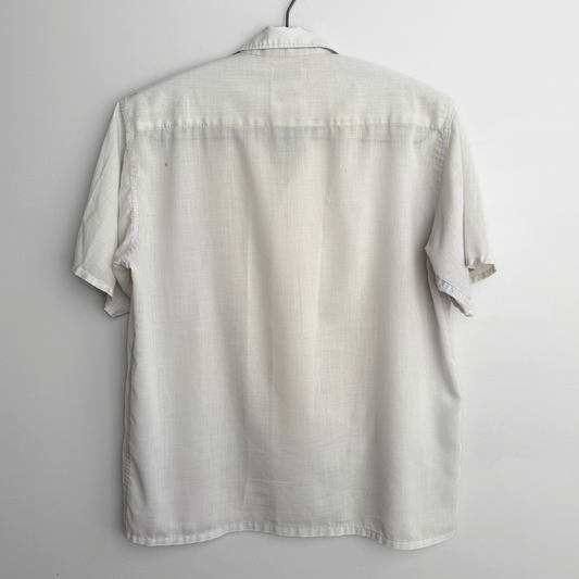 1960s Faded White Casual Shirt