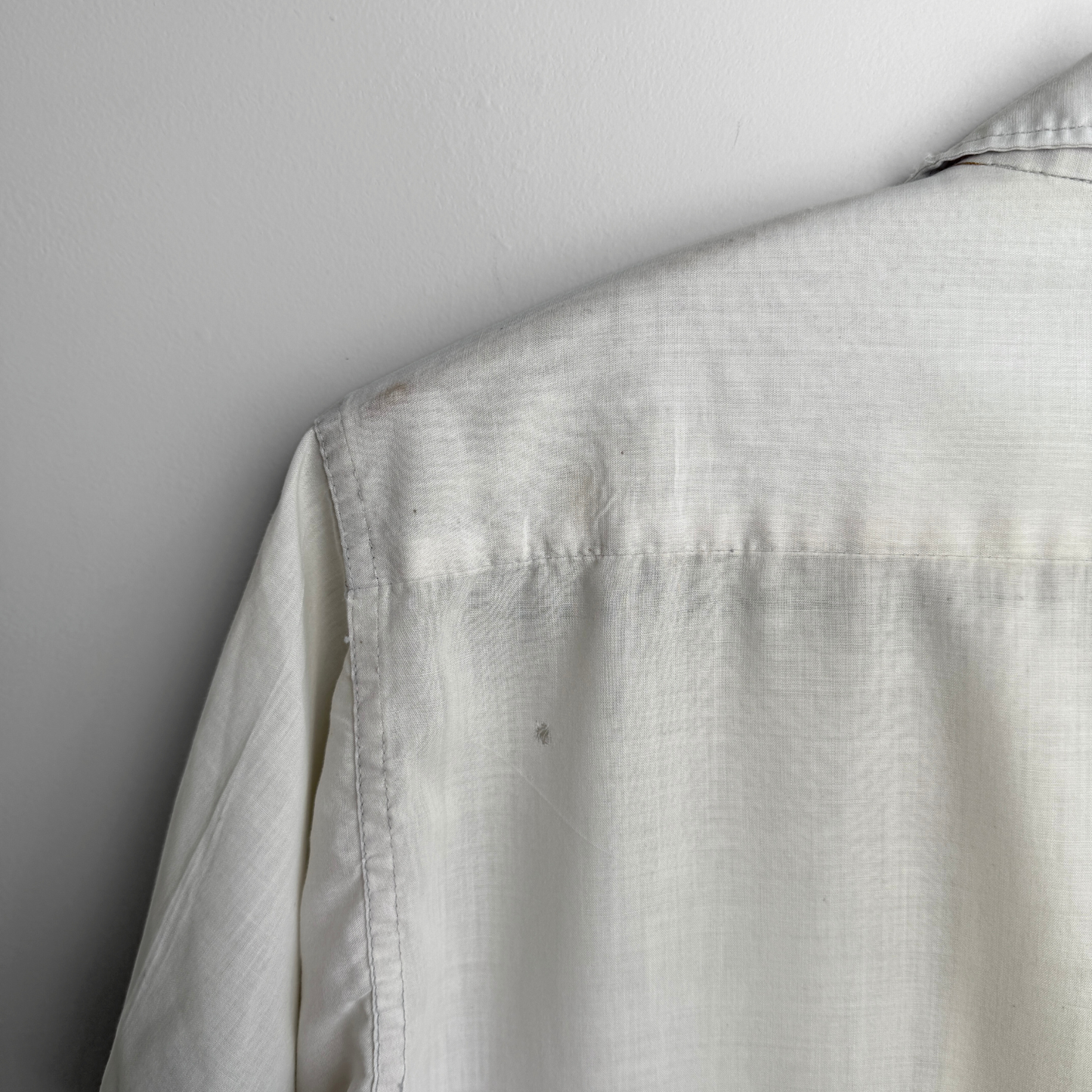 1960s Faded White Casual Shirt
