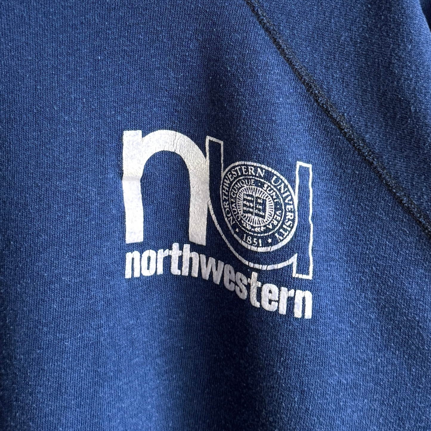 1970s Northwestern University Raglan Sweatshirt