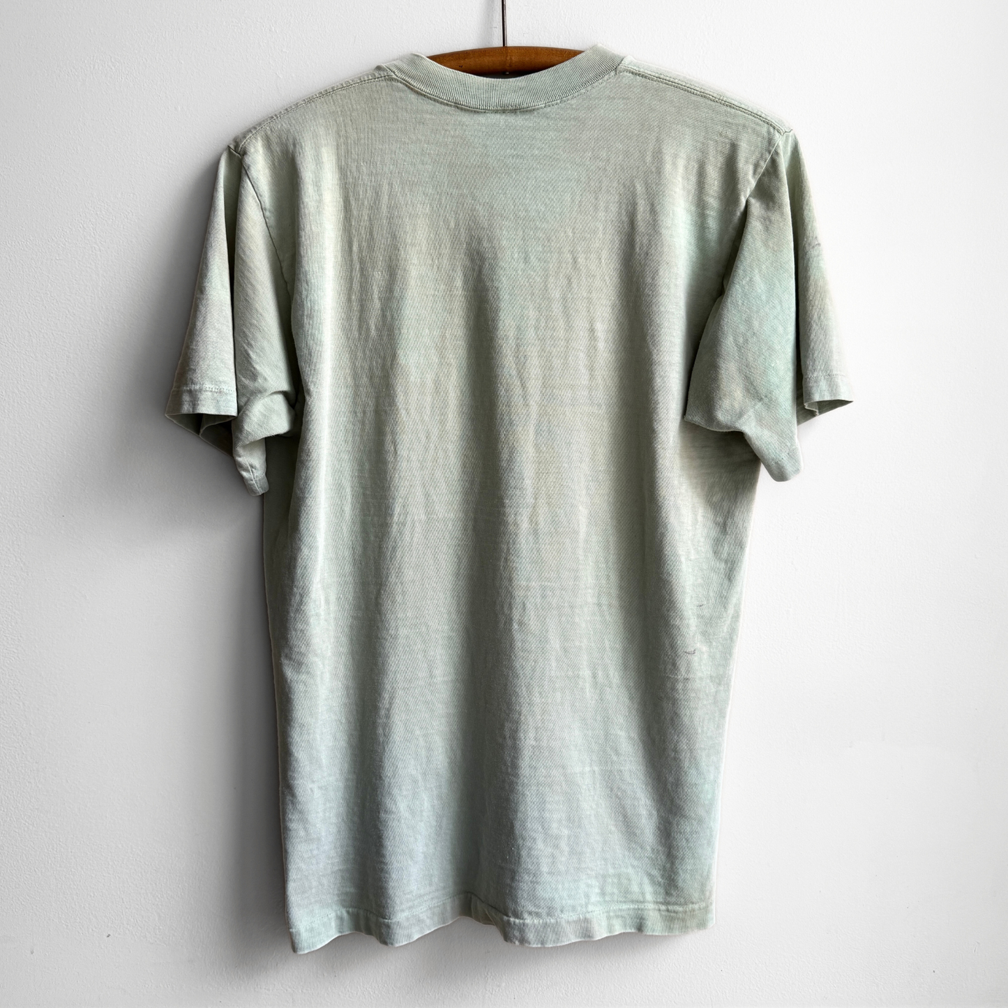 1970s Faded Green Selvedge Pocket Tee