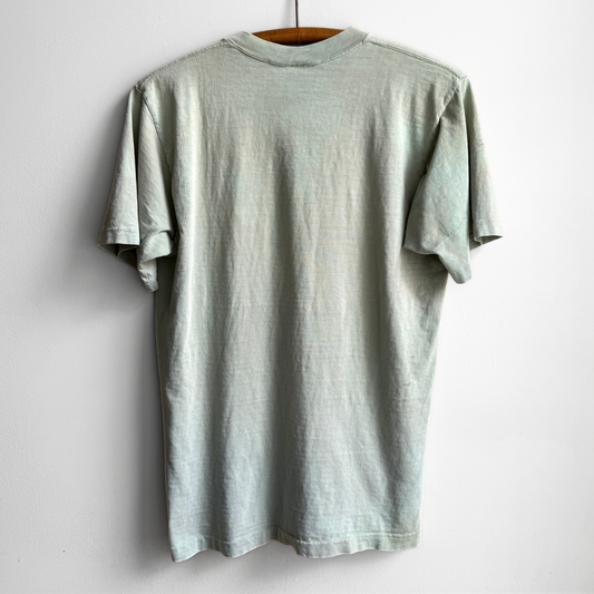 1970s Faded Green Selvedge Pocket Tee