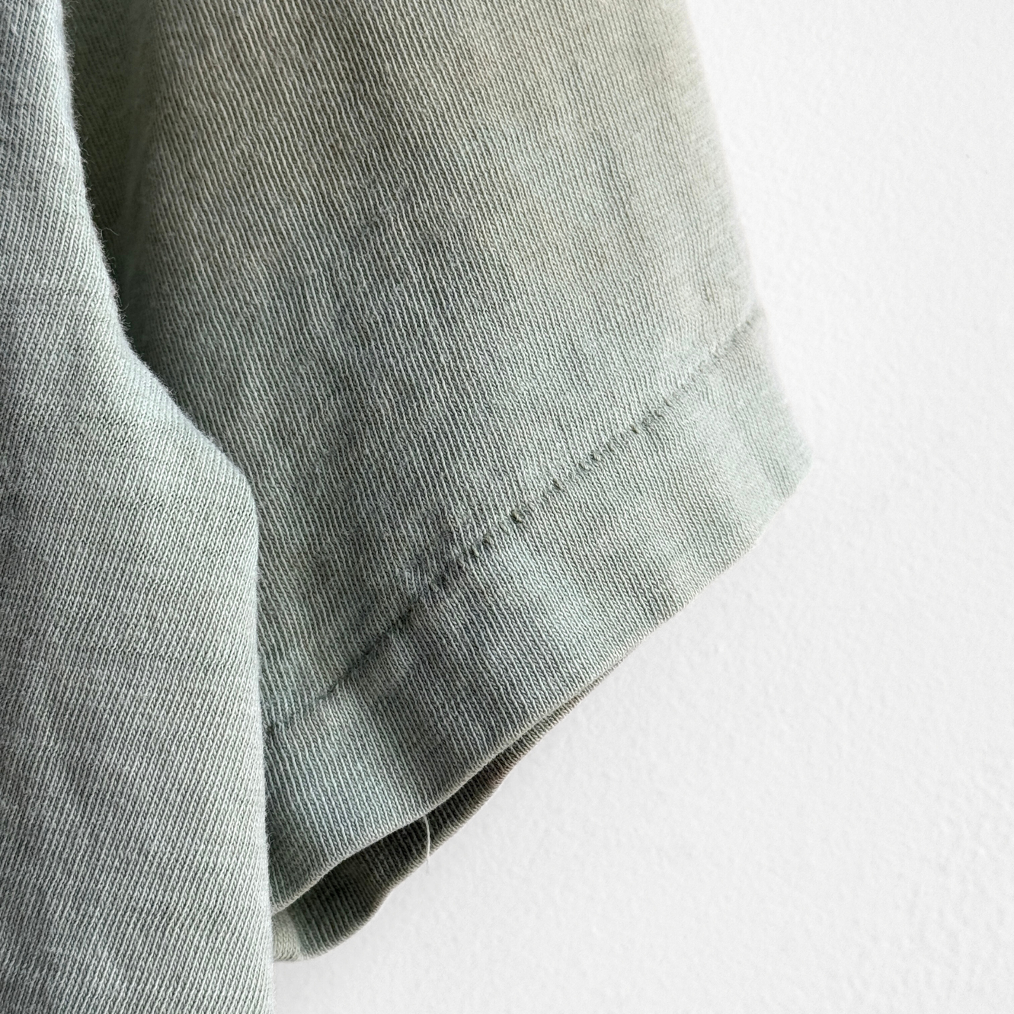 1970s Faded Green Selvedge Pocket Tee