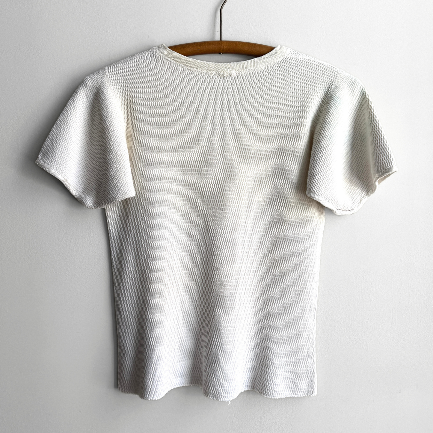 1980s Waffle Knit Thermal Tee