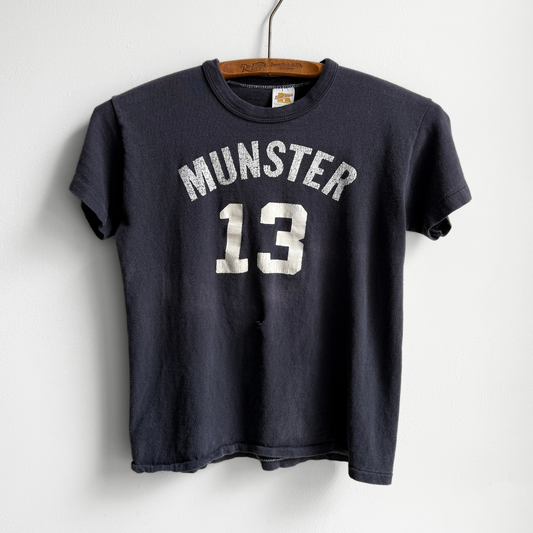 1980s Munster Black Graphic Jersey Tee
