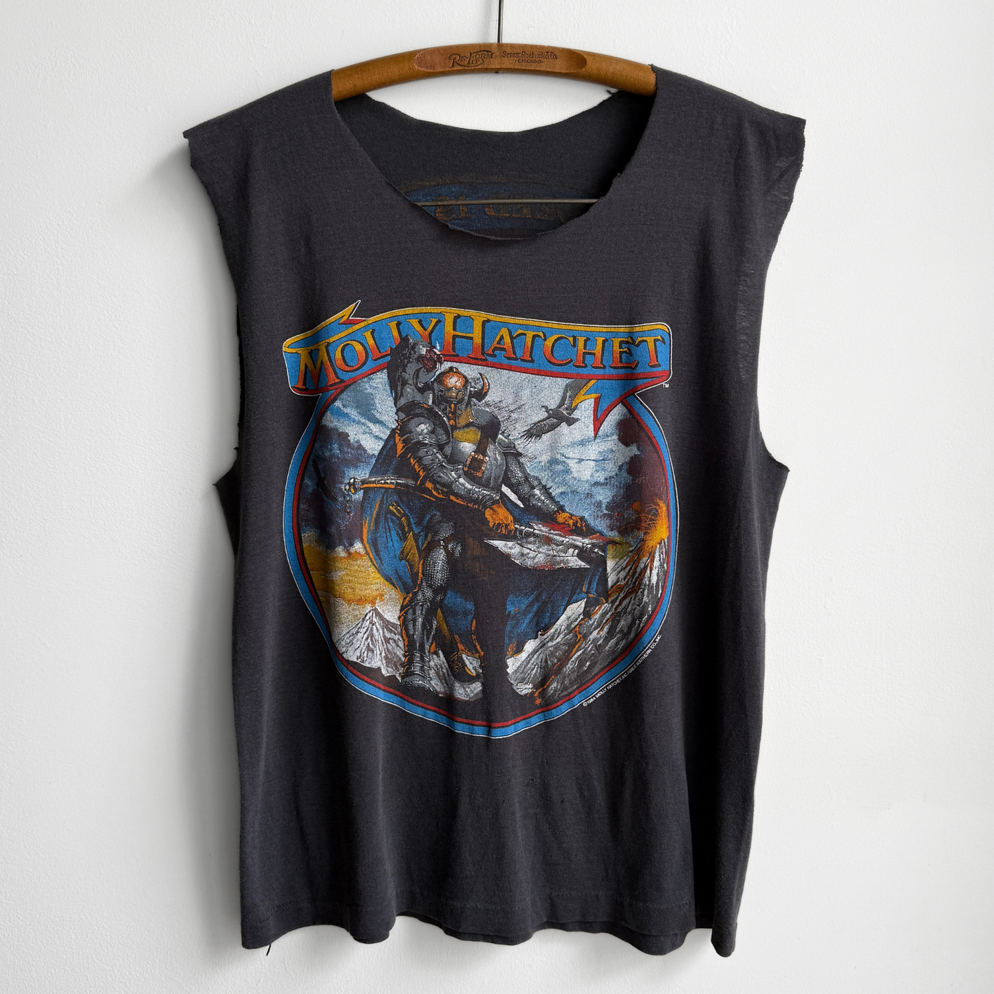 1984 Molly Hatchet Chopped Graphic Tour Tee