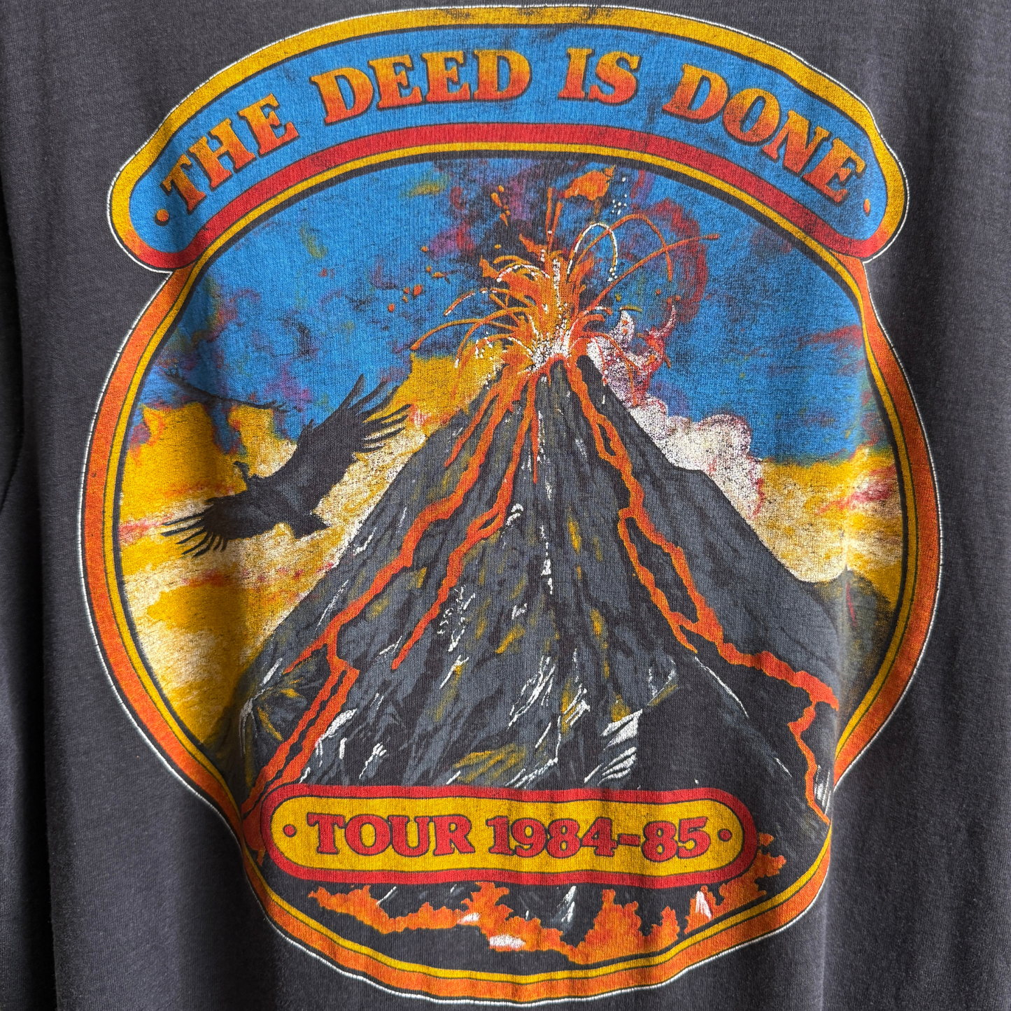 1984 Molly Hatchet Chopped Graphic Tour Tee
