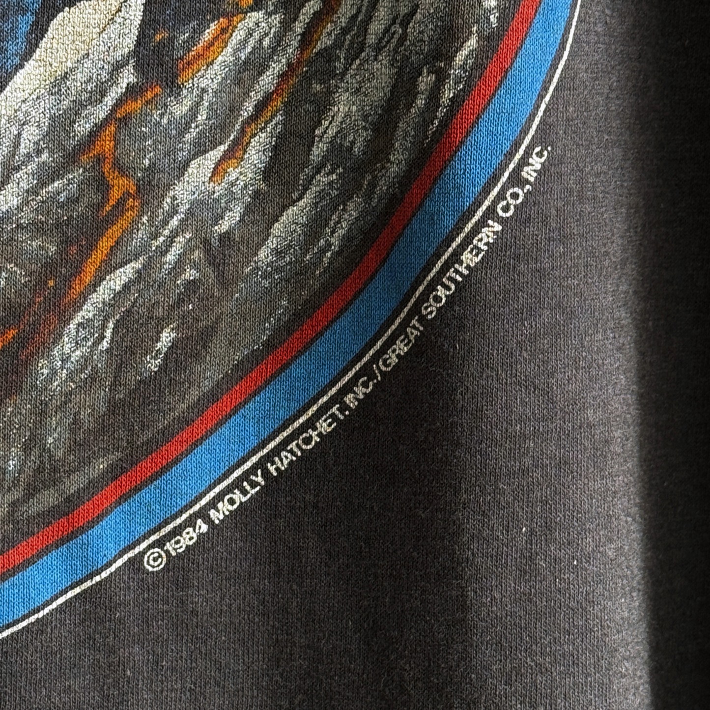 1984 Molly Hatchet Chopped Graphic Tour Tee