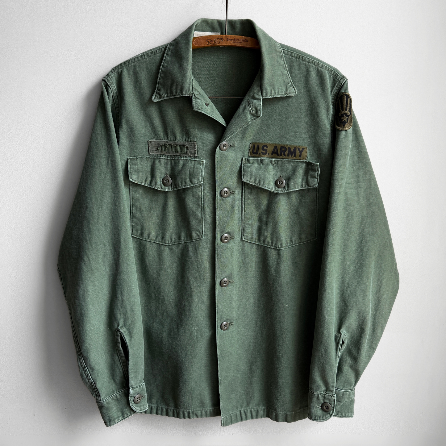 1960s U.S. Army OG 107 Type III Shirt