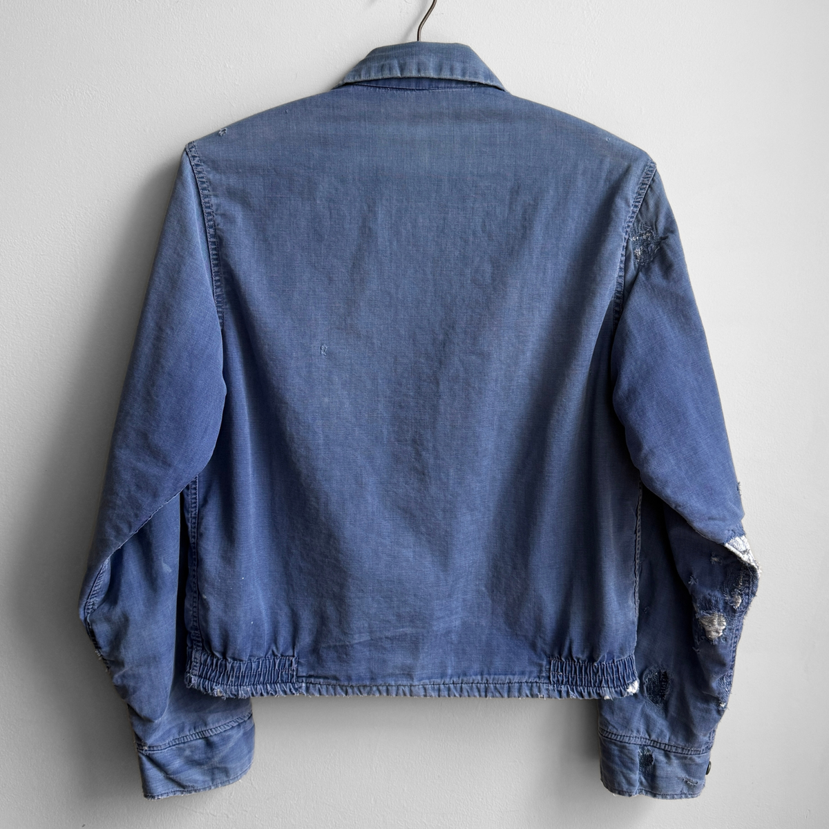 1960s Blue Flannel Lined Work Jacket
