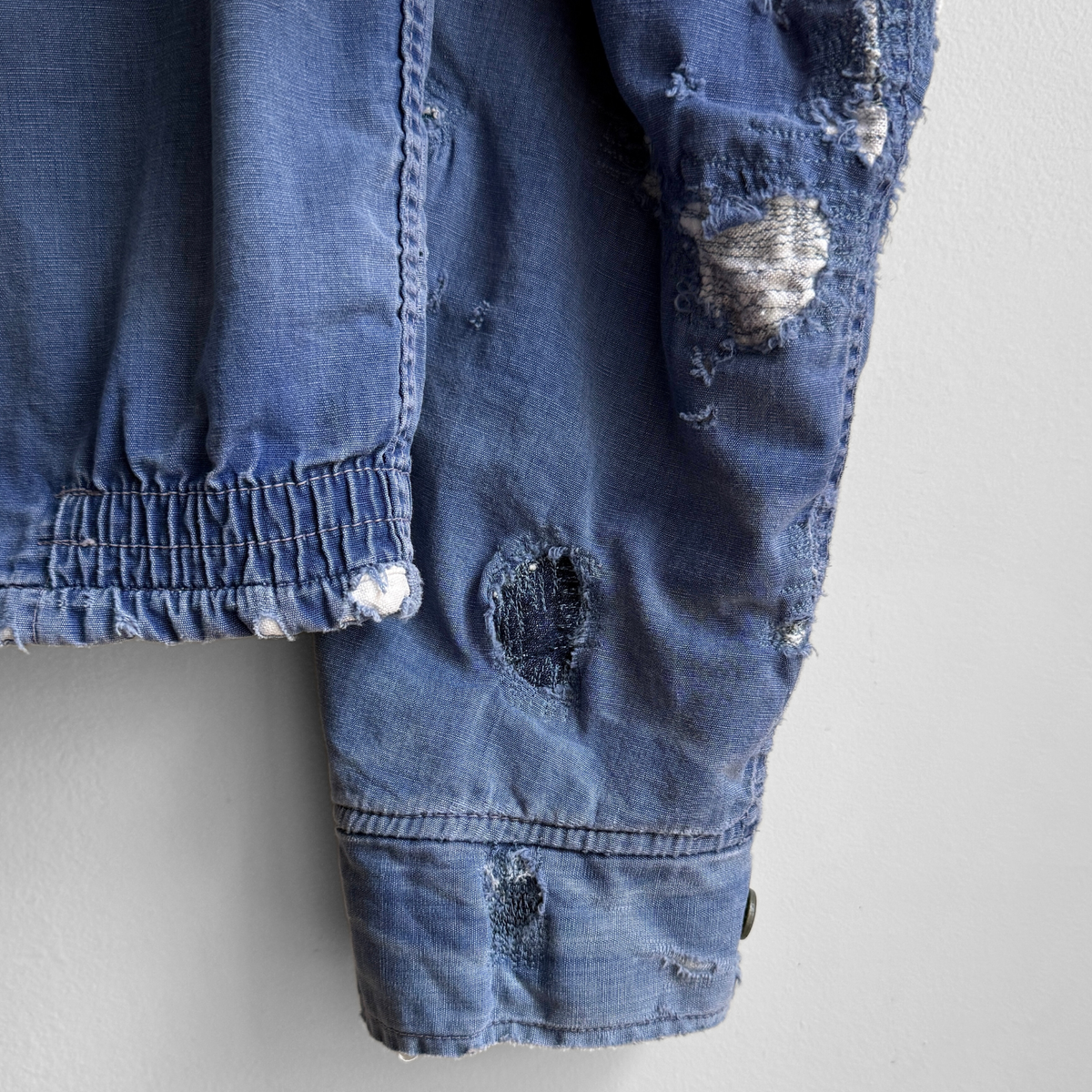1960s Blue Flannel Lined Work Jacket
