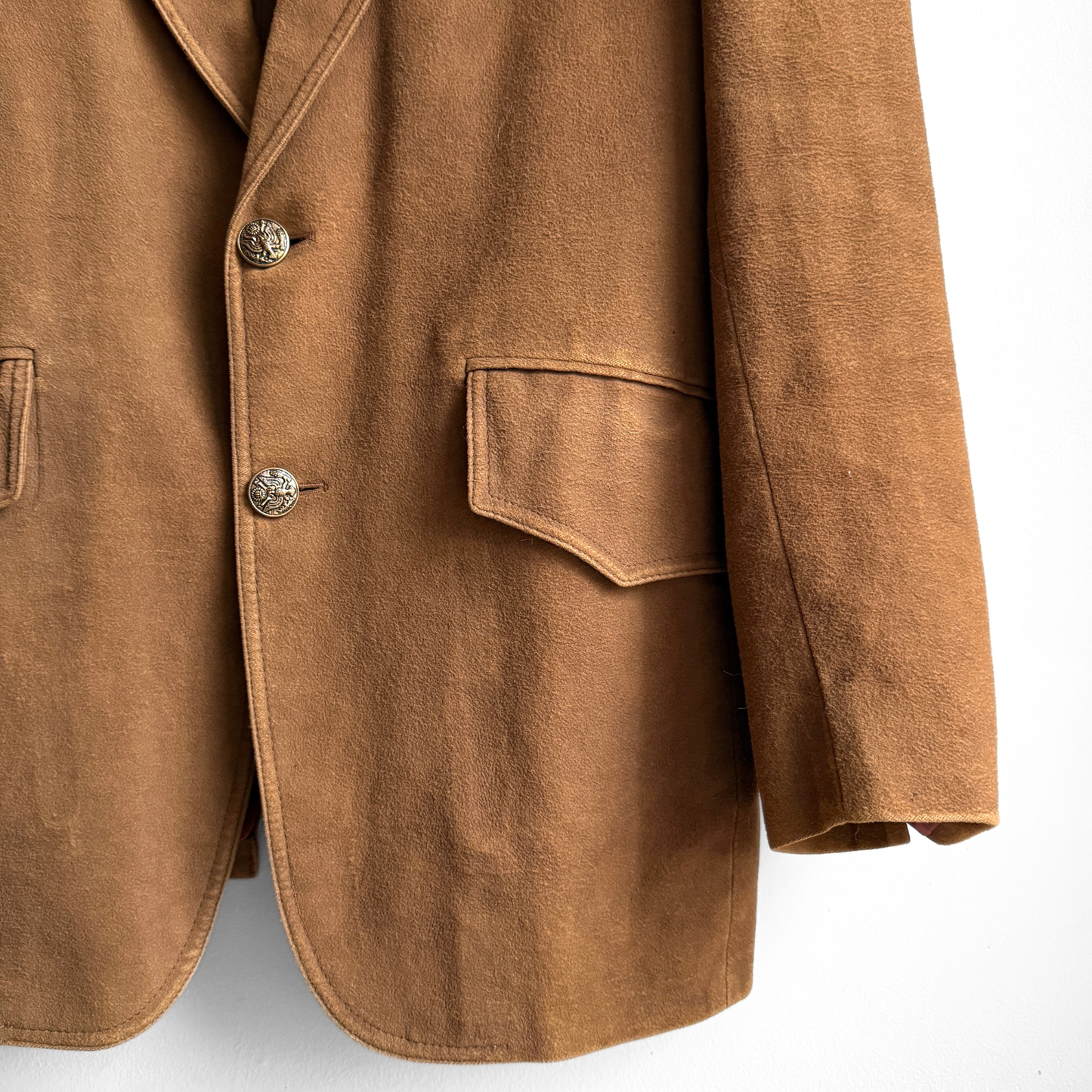 1970s Brown Western Blazer Jacket