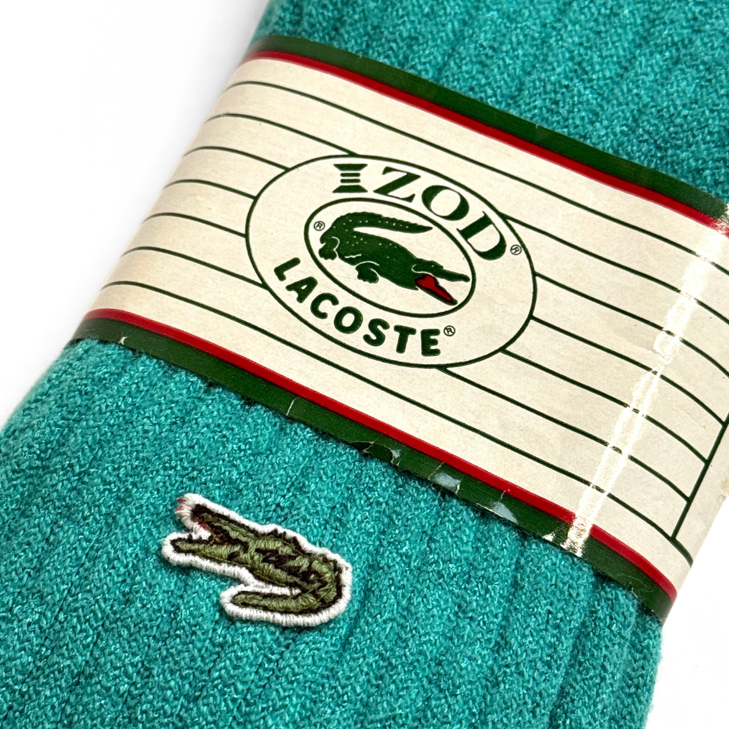 1980s Teal Green Crew Socks