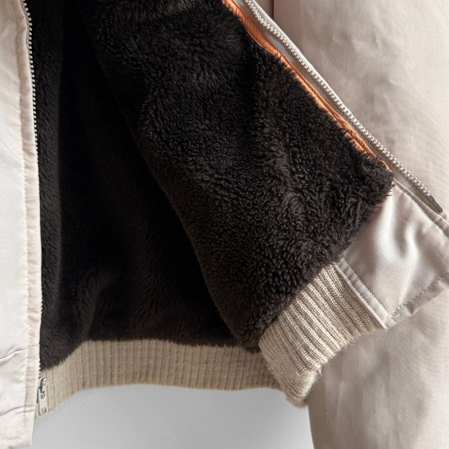 1970s Type G-1 Faux Fur Lined Bomber Jacket