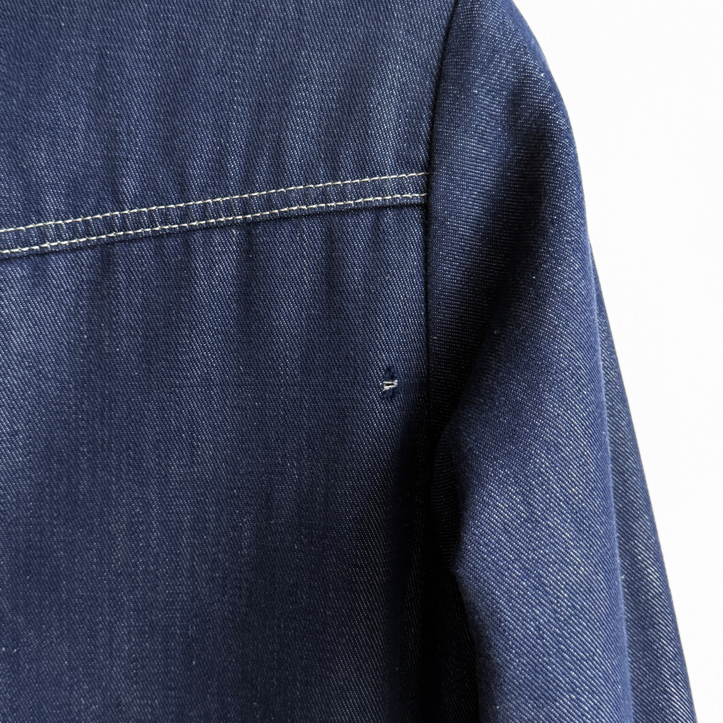 1970s Denim Sherpa Lined Western Jacket