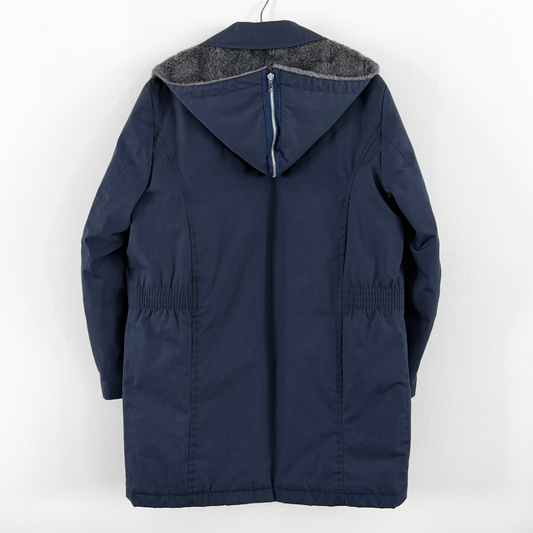 1970s Navy Blue Goose Down Puffer Coat