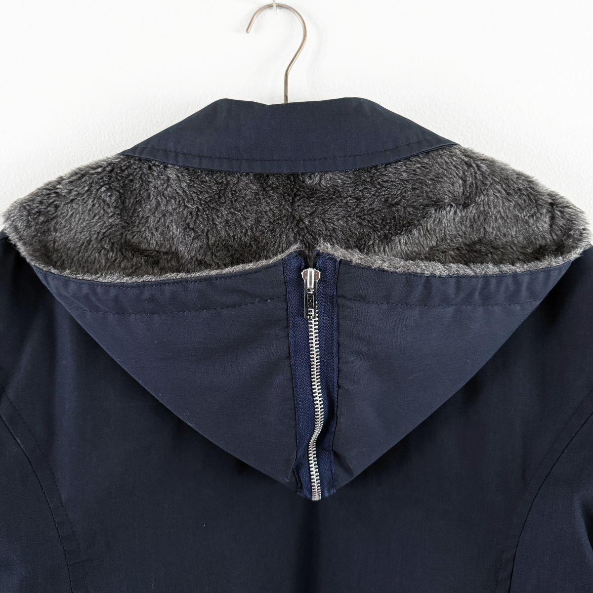 1970s Navy Blue Goose Down Puffer Coat