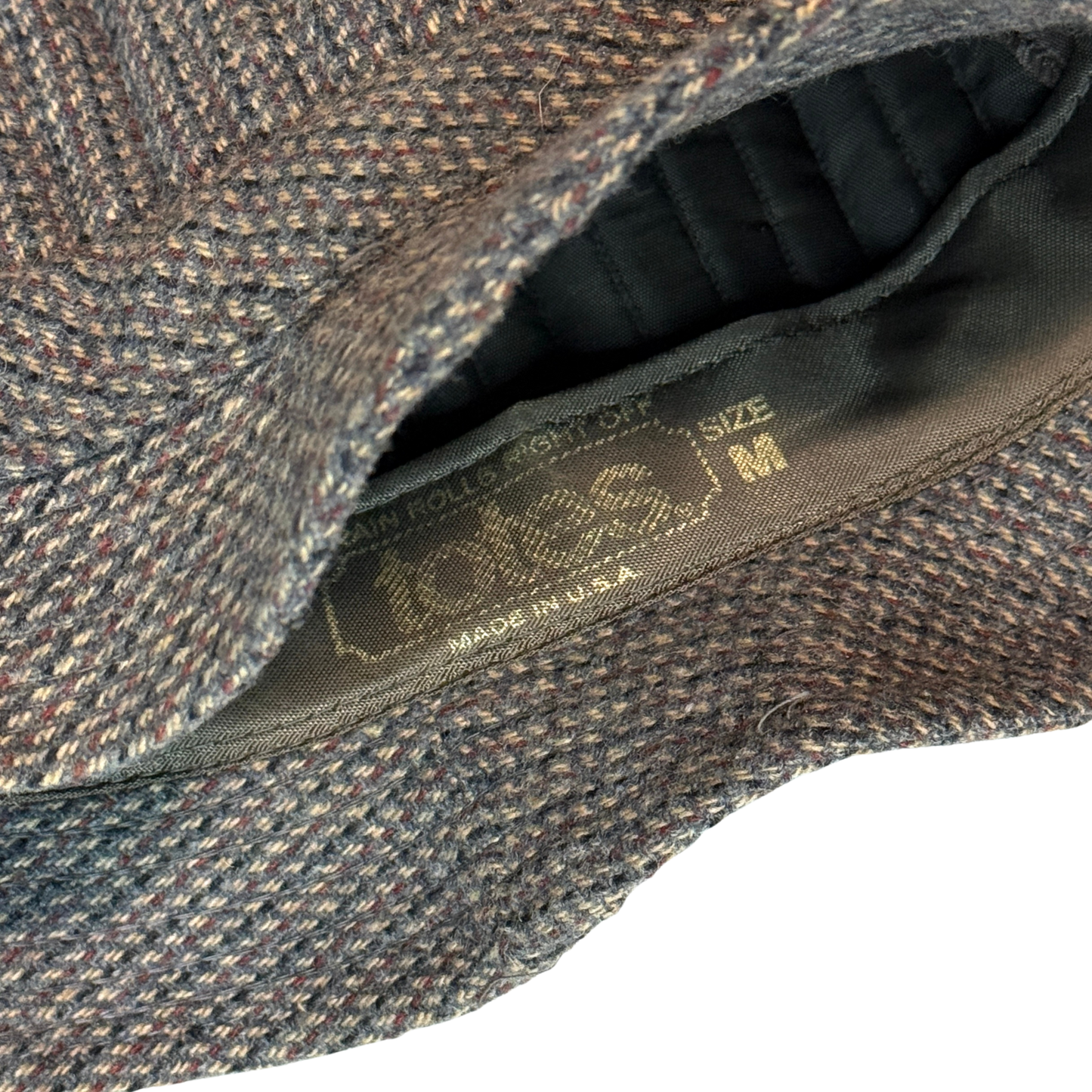1970s Grey Tweed Bucket Hat