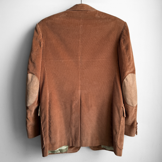 1970s Light Brown Corduroy Blazer Jacket