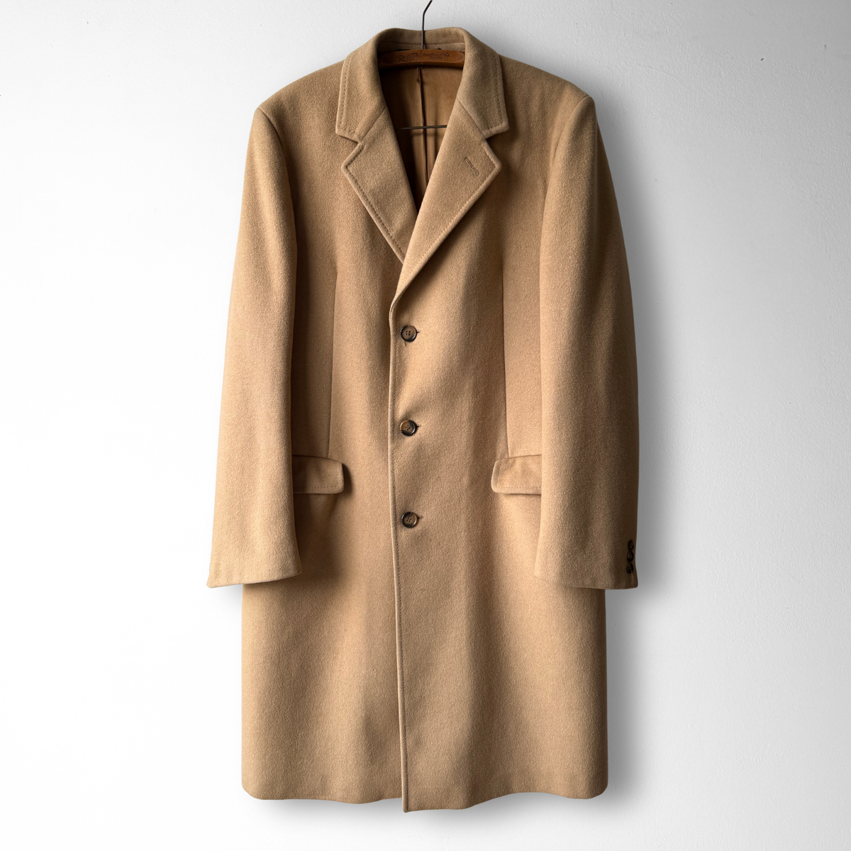 1960s Light Brown Wool Overcoat