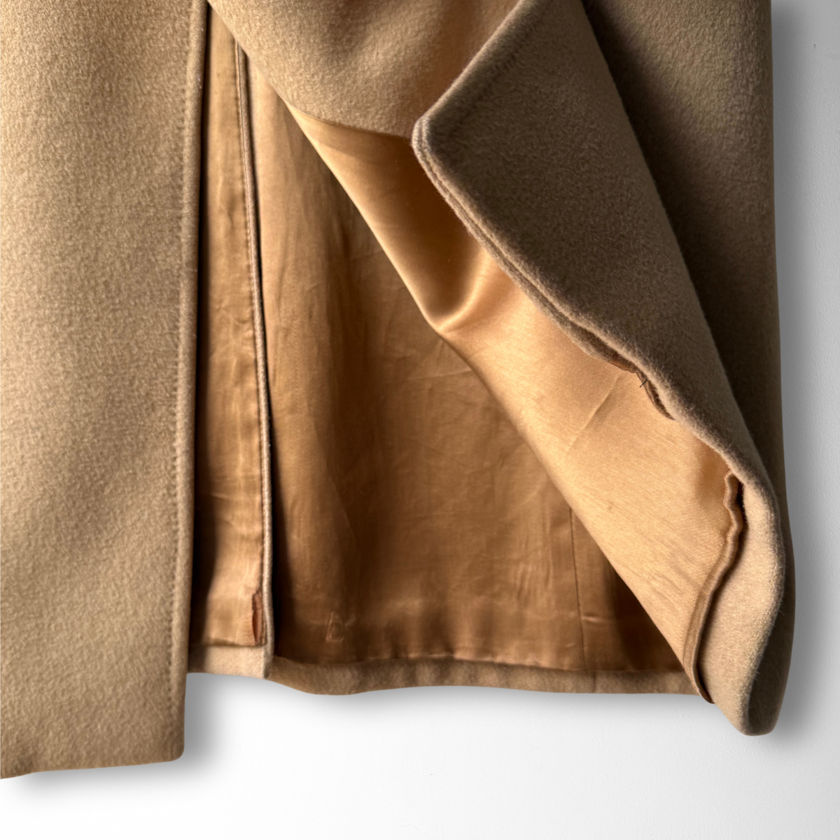 1960s Light Brown Wool Overcoat
