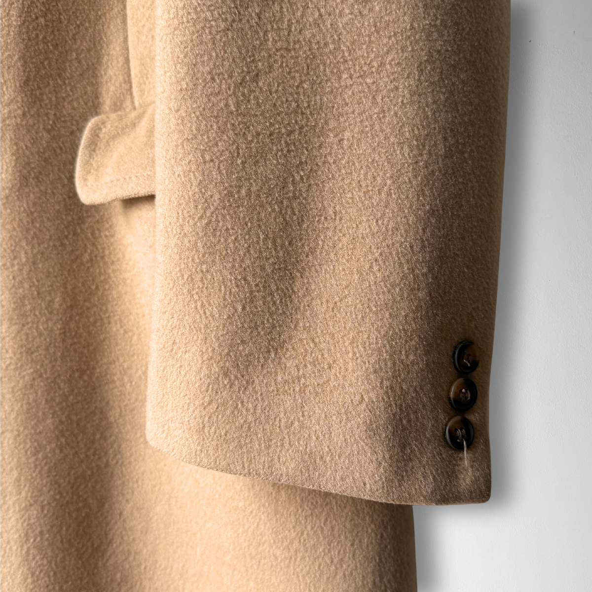 1960s Light Brown Wool Overcoat