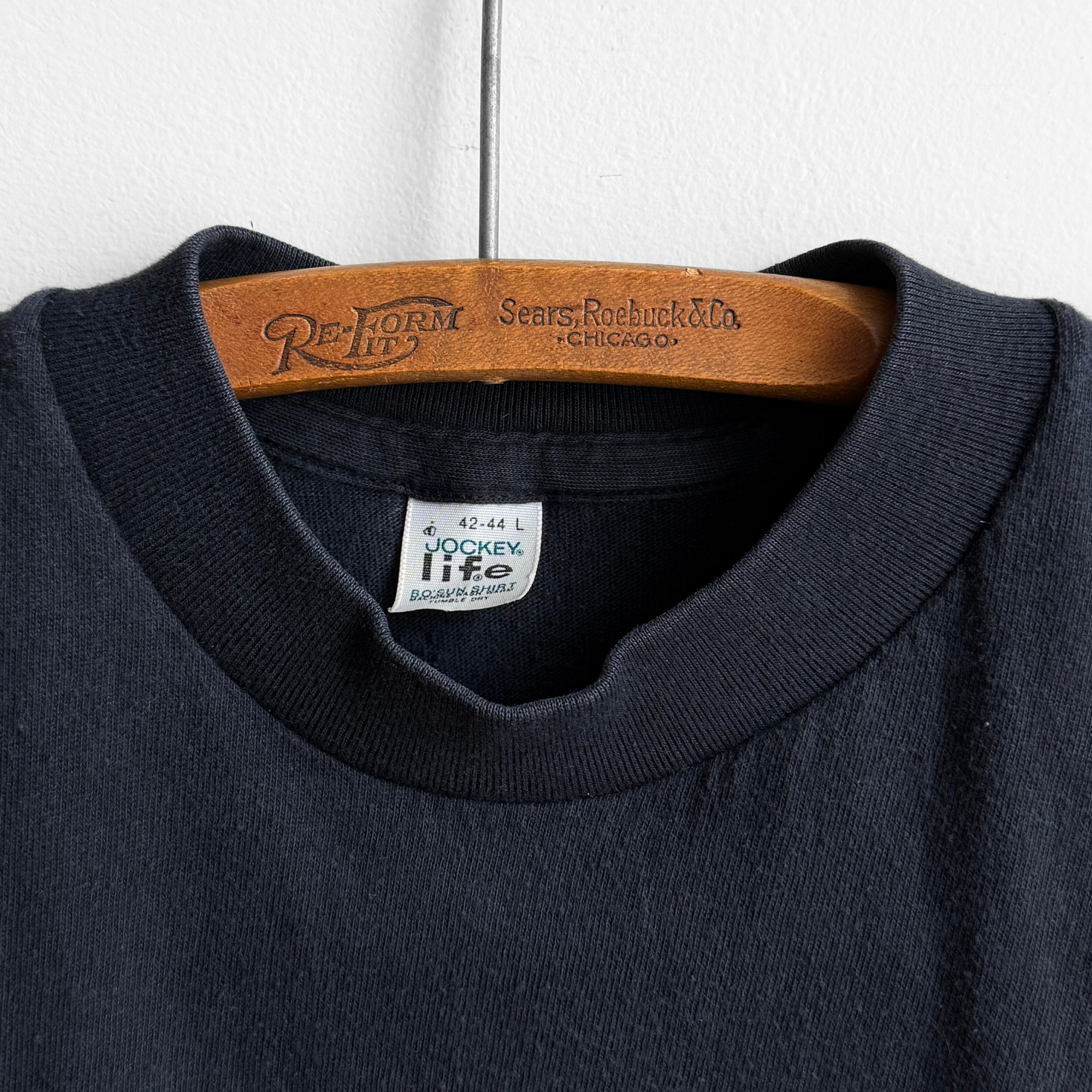 1970s Faded Black Undershirt Tee