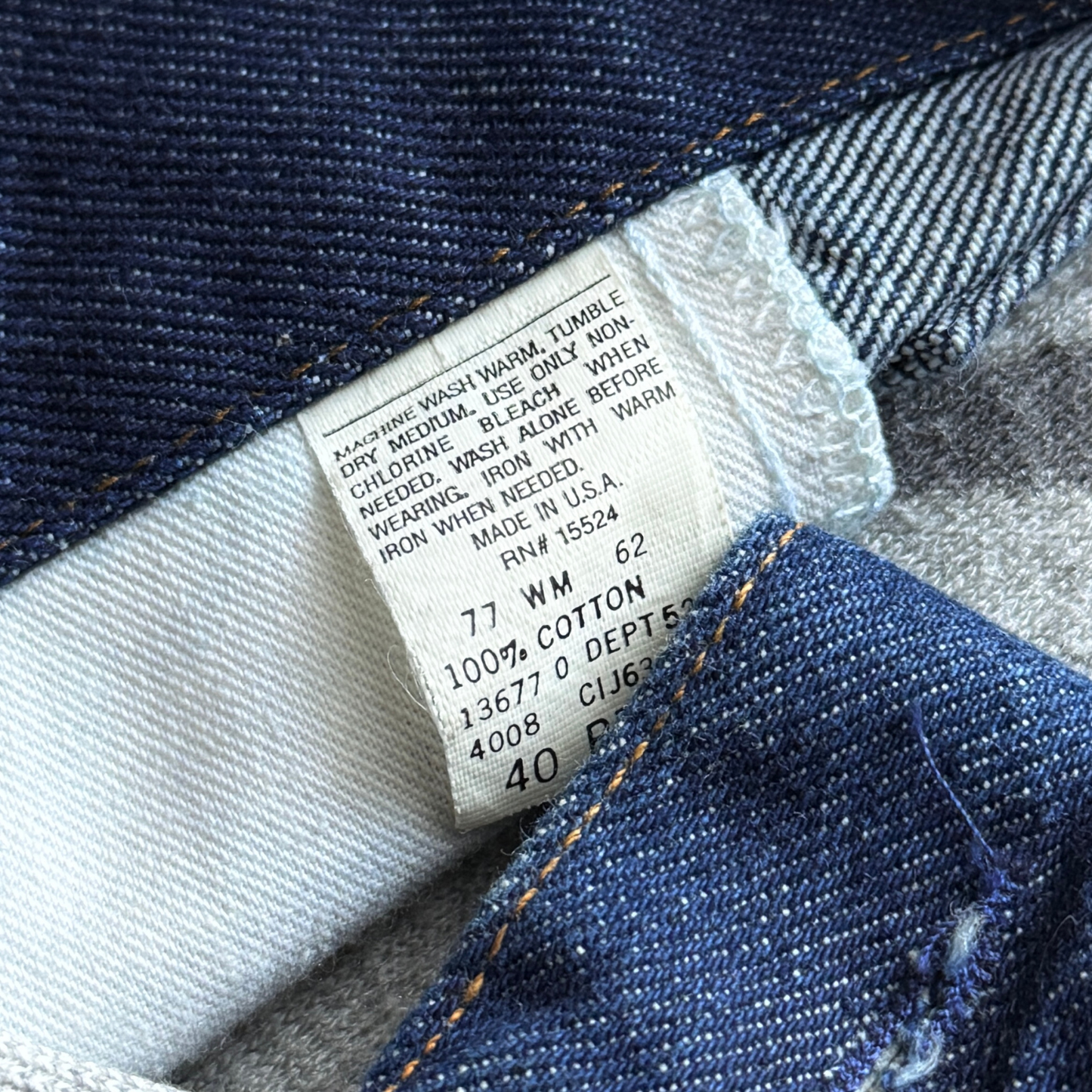 1980s Plain Pockets Blue Denim Trucker Jacket