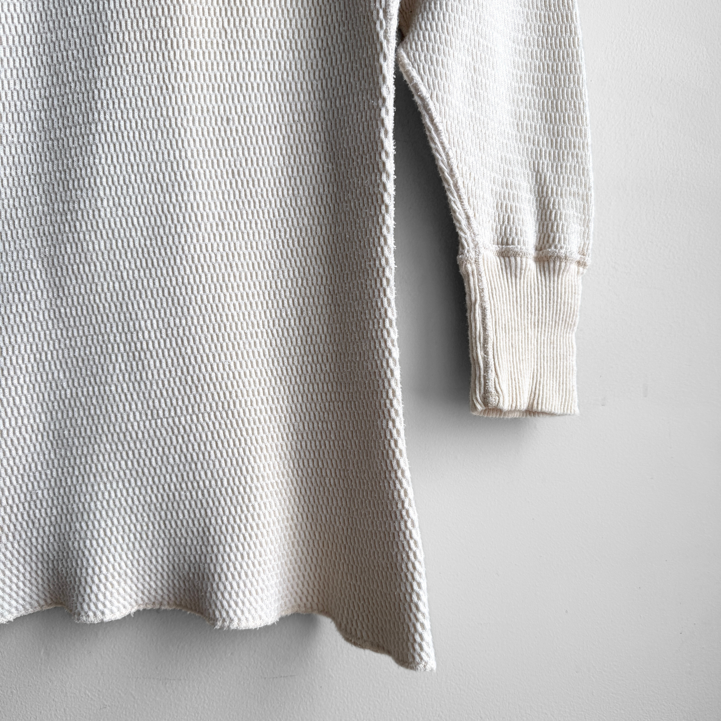 1970s Waffle Knit Thermal Long Sleeve