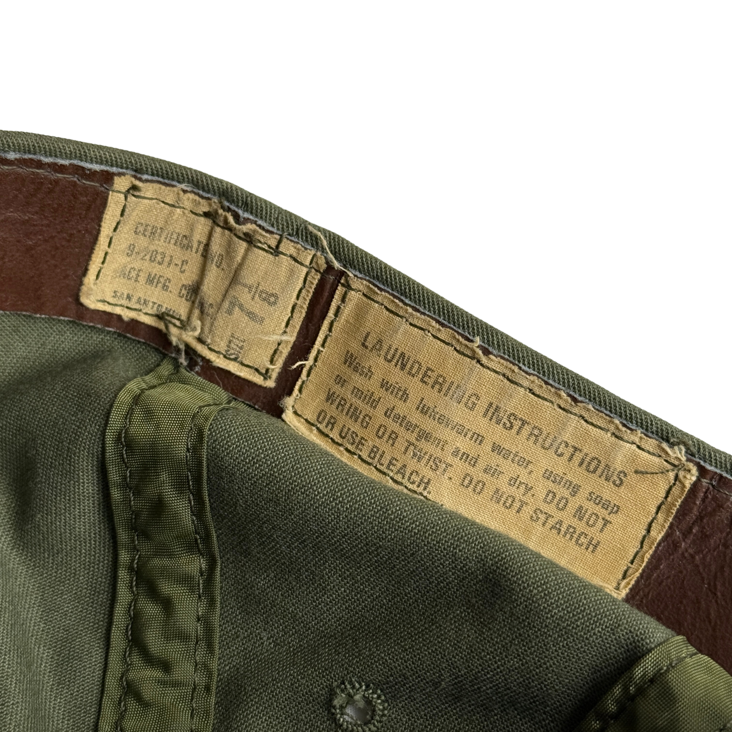 1960s U.S. Army OG 106 Hot Weather Field Cap