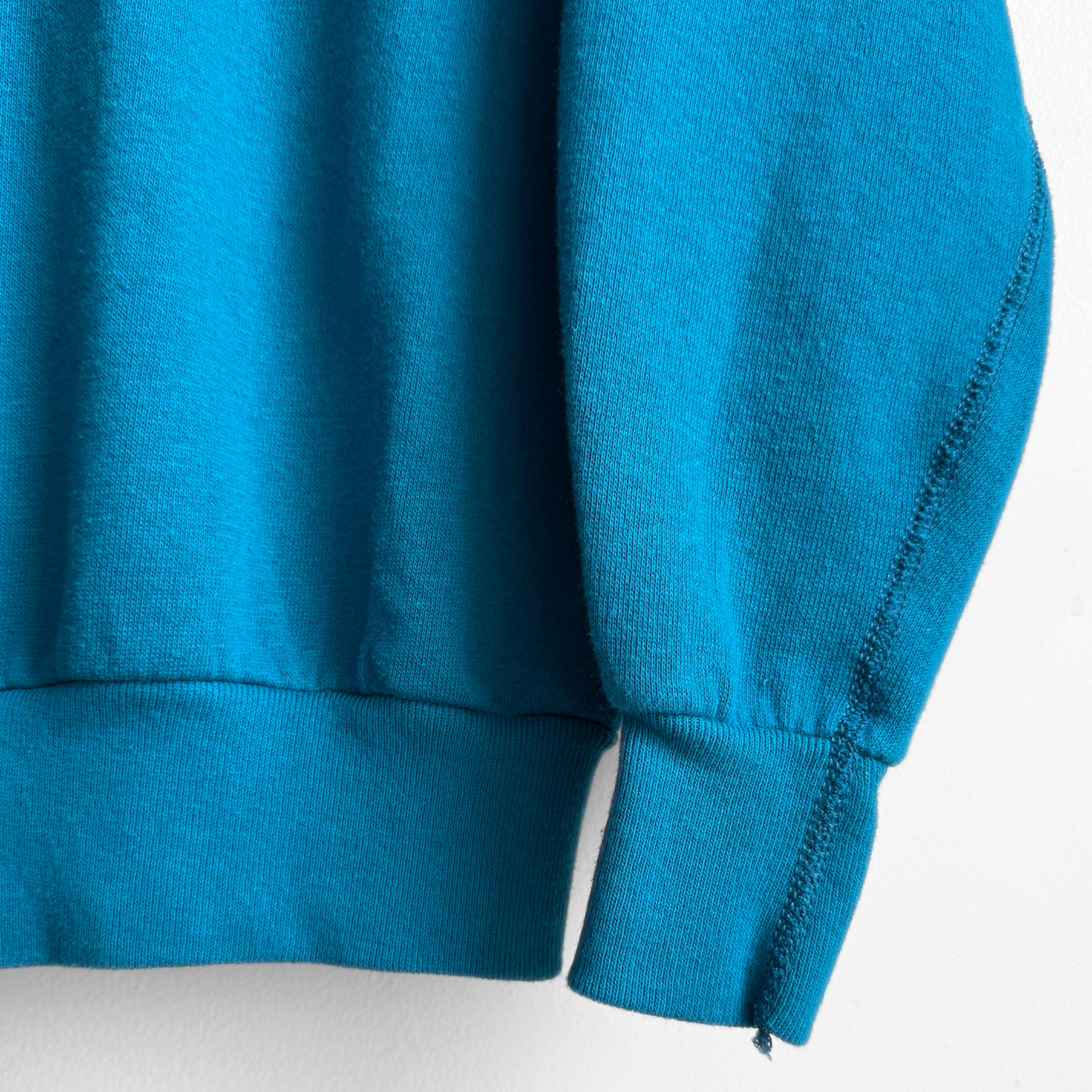 1980s Teal Blue Raglan Sweatshirt