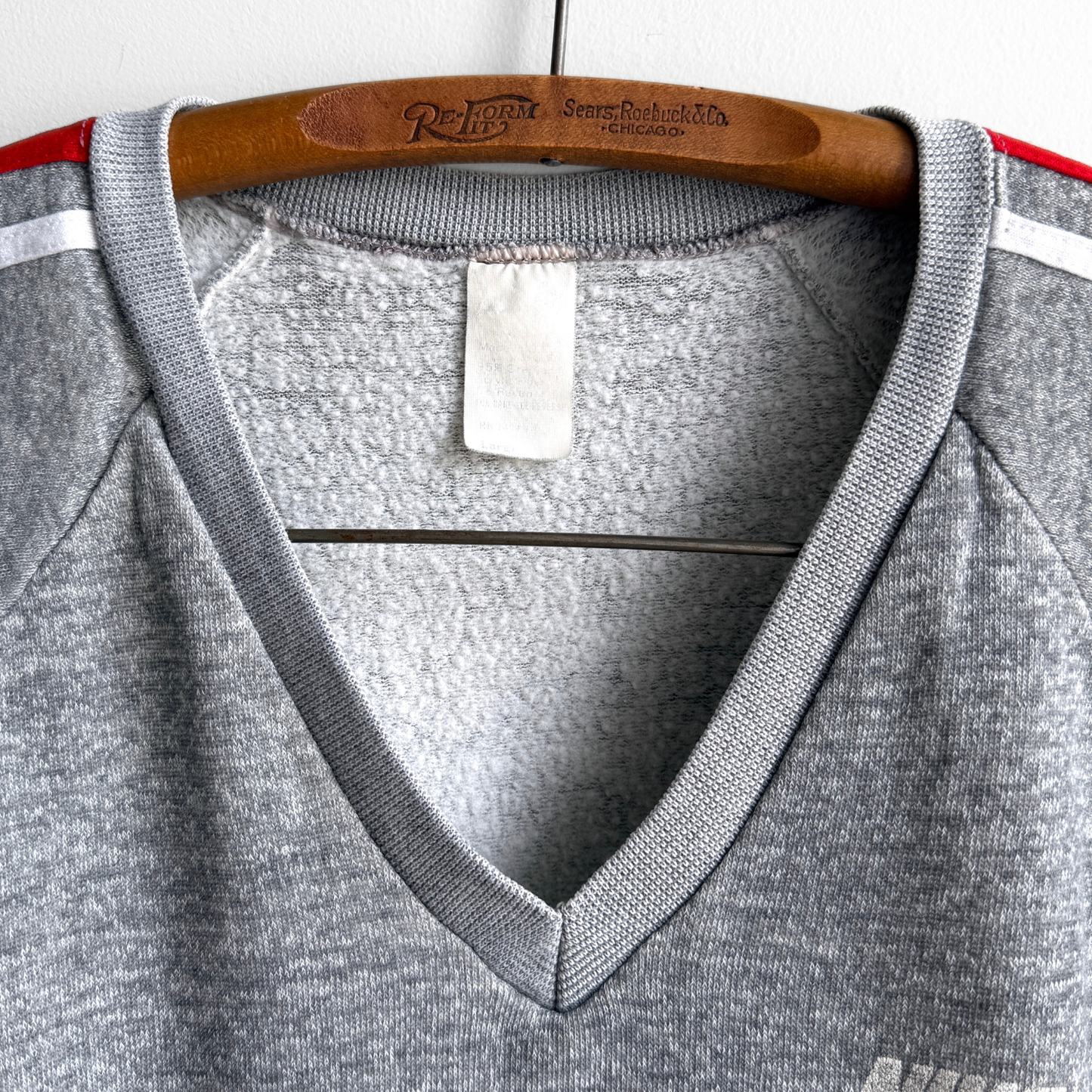 1980s Nike Grey Short Sleeve Sweatshirt