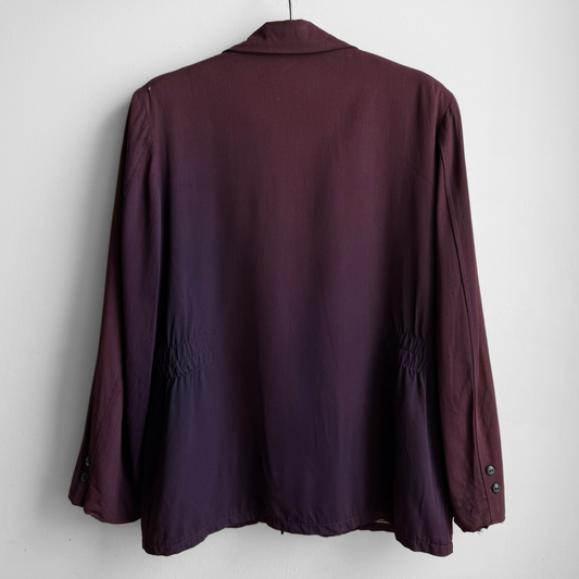 1950s Sun Faded Purple Gabardine Windbreaker Jacket