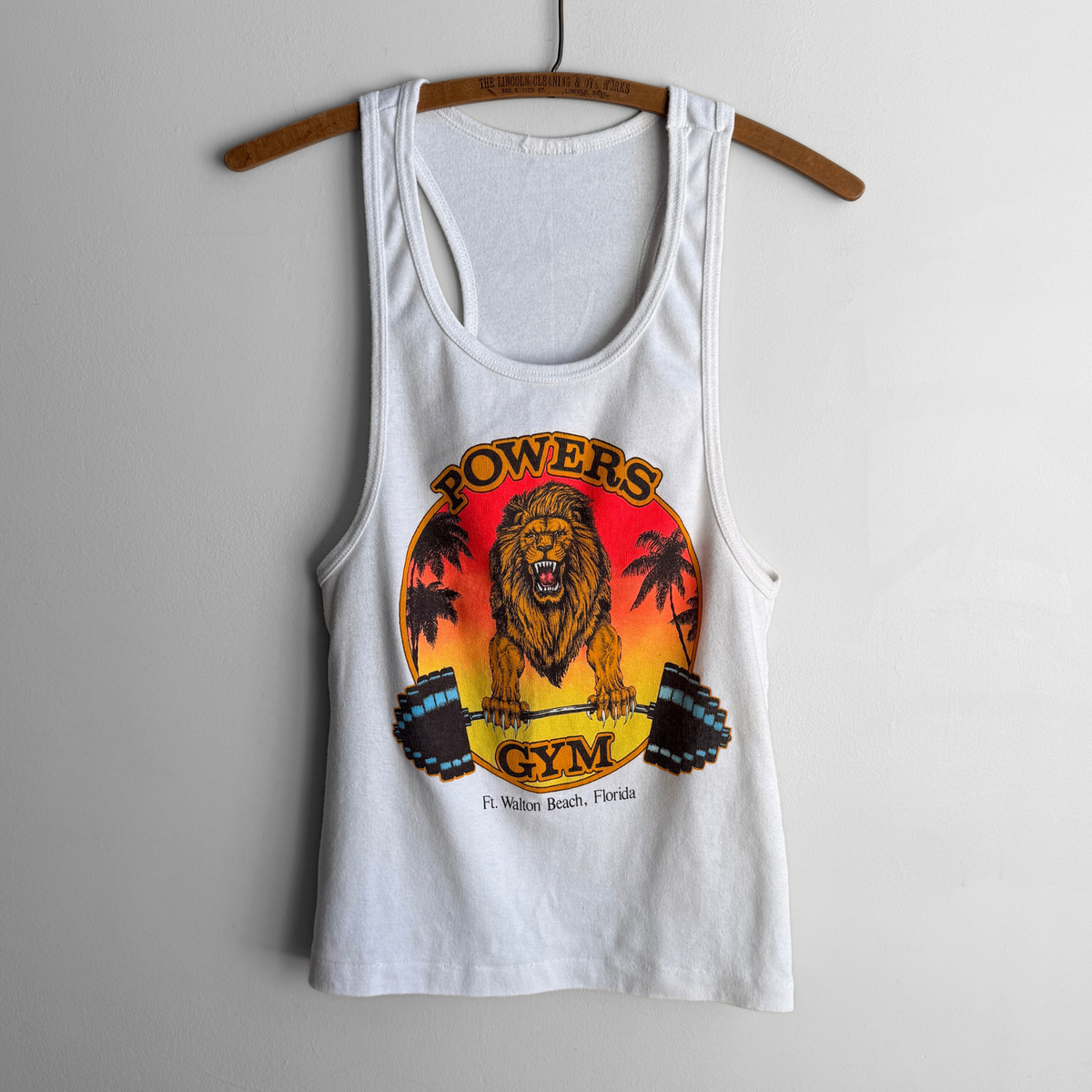 1980s Powers Gym Florida Muscle Tank