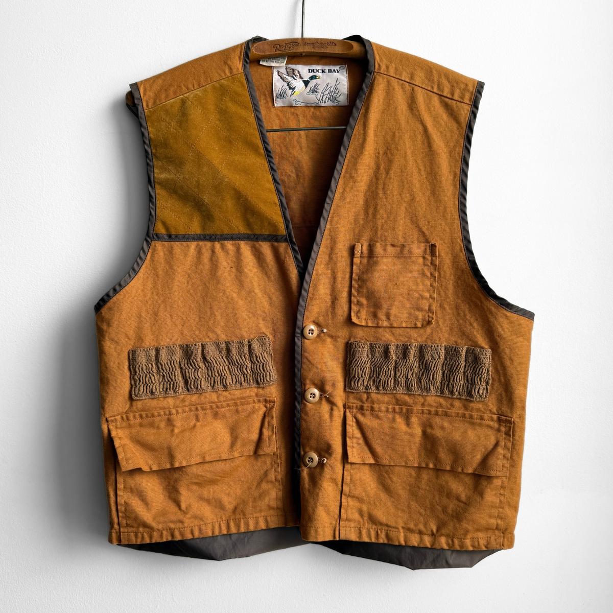 1980s Brown Duck Hunting Vest