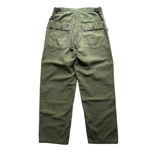 1950s U.S. Army OG 107 Fatigue Pants (31)
