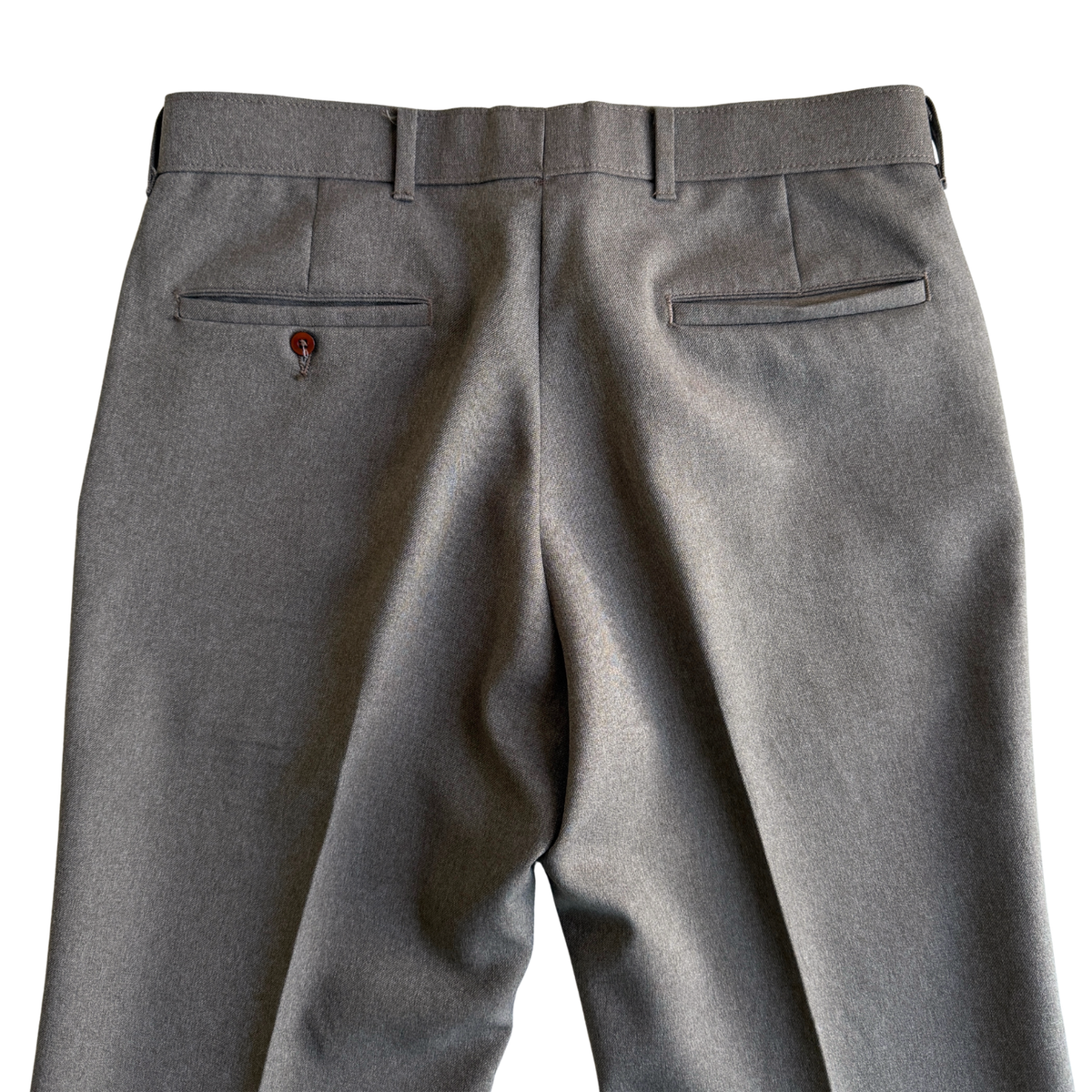 1970s Grey Sta-Prest Action Slacks Pants (33)