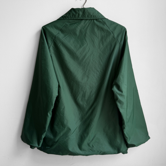 1960s Dark Green Nylon Windbreaker Jacket