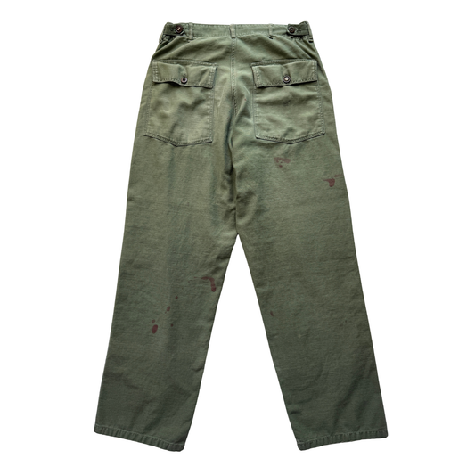 1950s U.S. Army OG 107 Fatigue Pants (32)