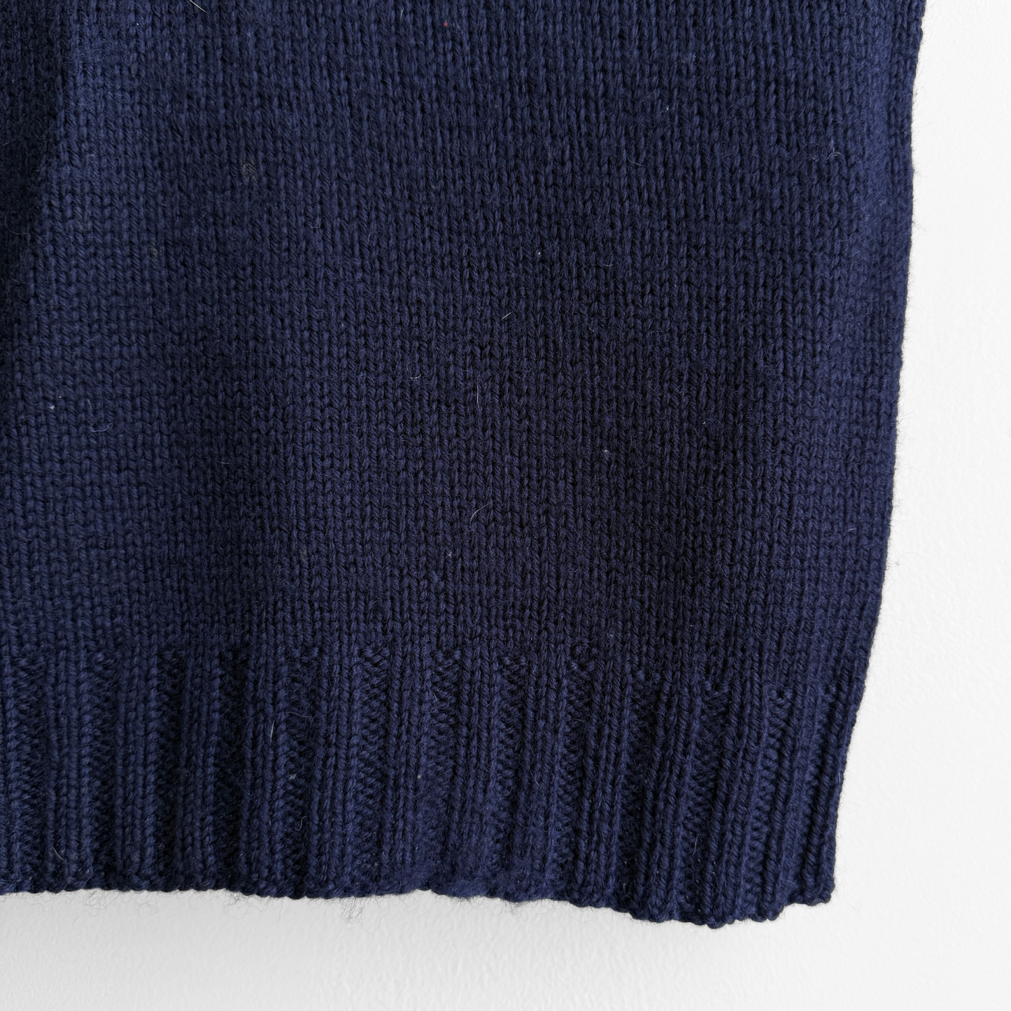 1940s American Red Cross Navy Knit Wool Vest