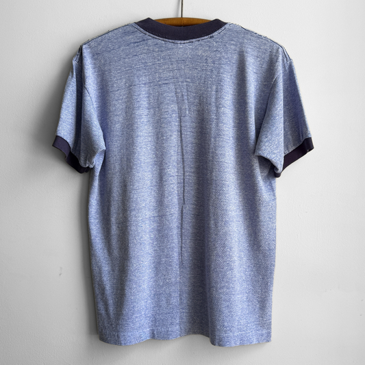 1980s Mickey Mouse Blue Ringer Tee