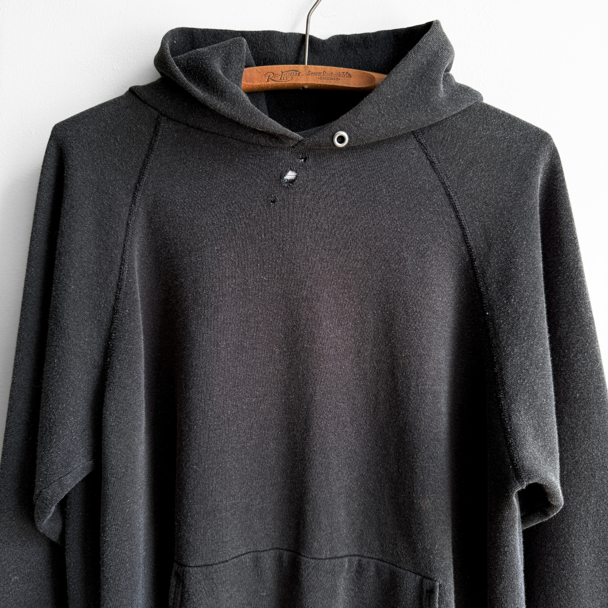 1980s Performance Cycle Distressed Hoodie