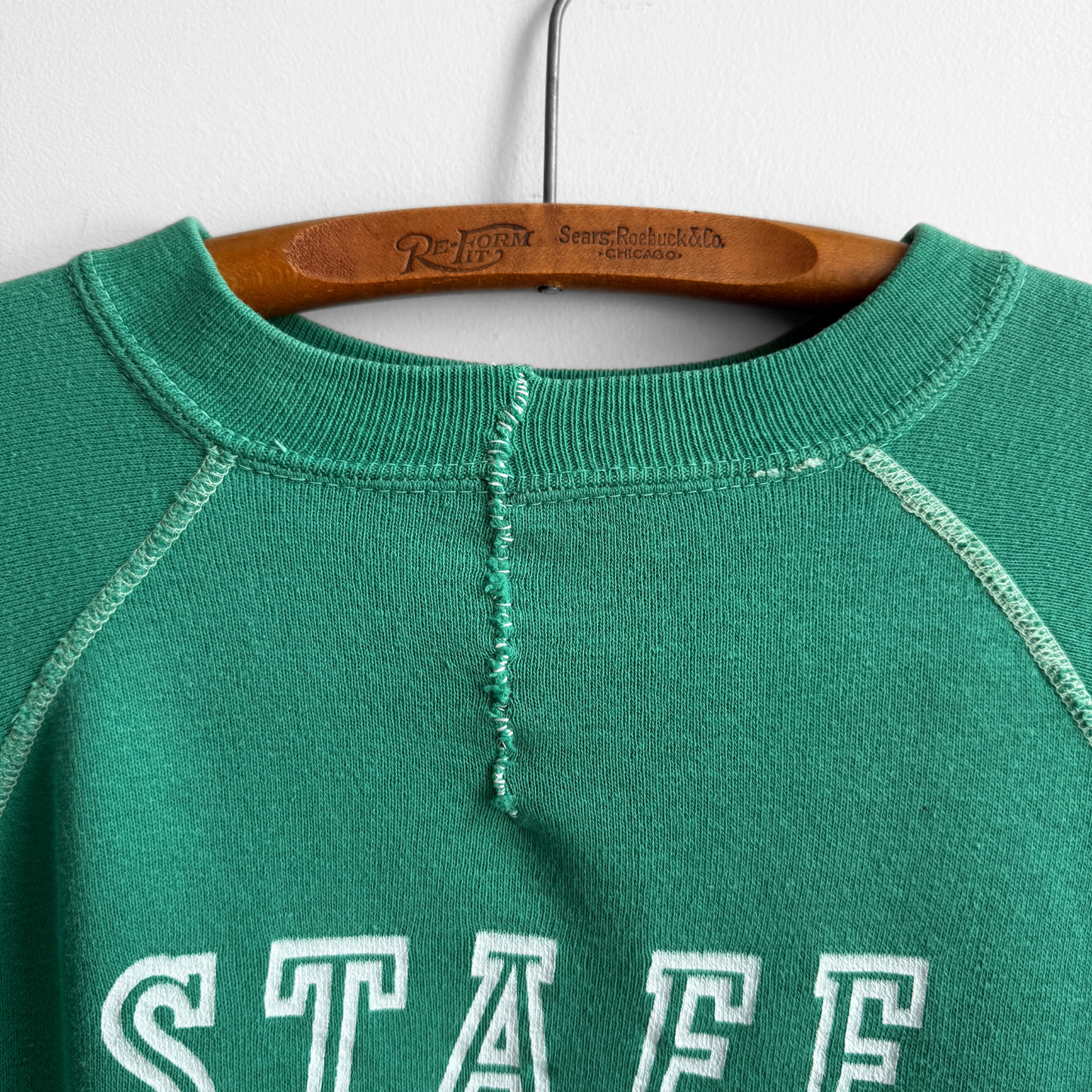 1960s CYO Camp Lawrence Green Sweatshirt