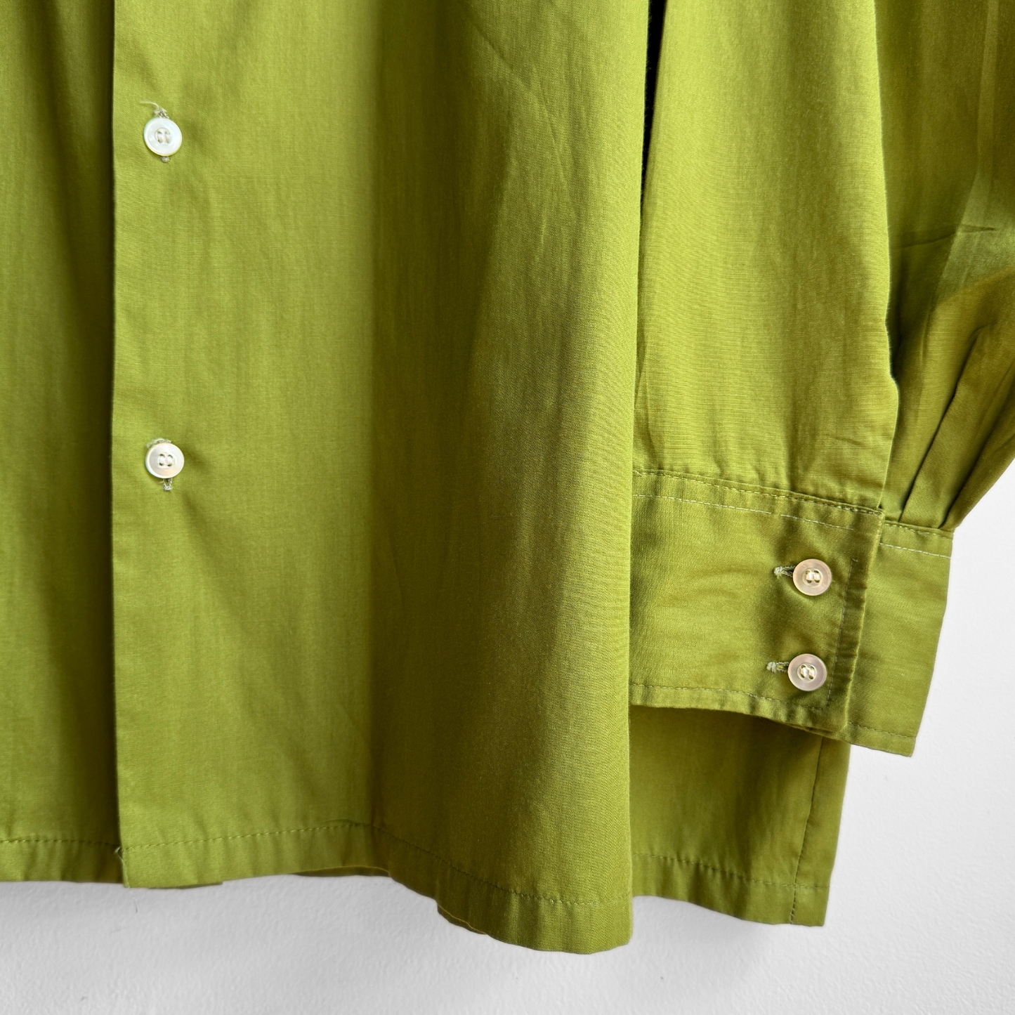 1960s Mod Green Sport Shirt