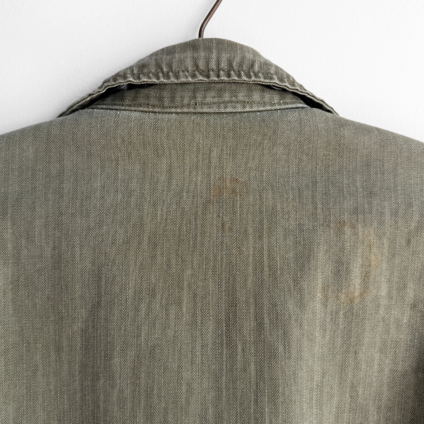 1940s U.S. Army M43 Herringbone Twill Jacket