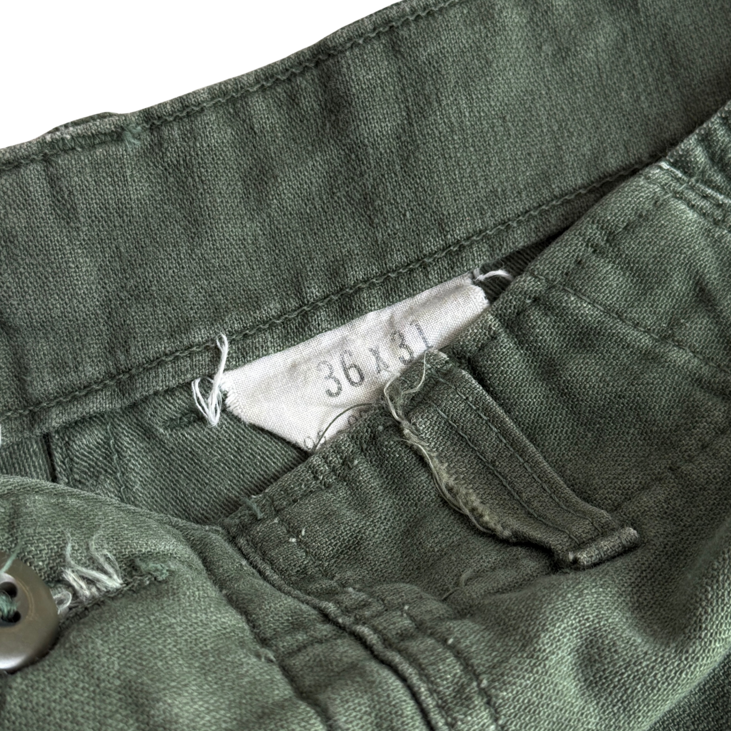 1970s U.S. Army OG 107 Fatigue Pants (34)